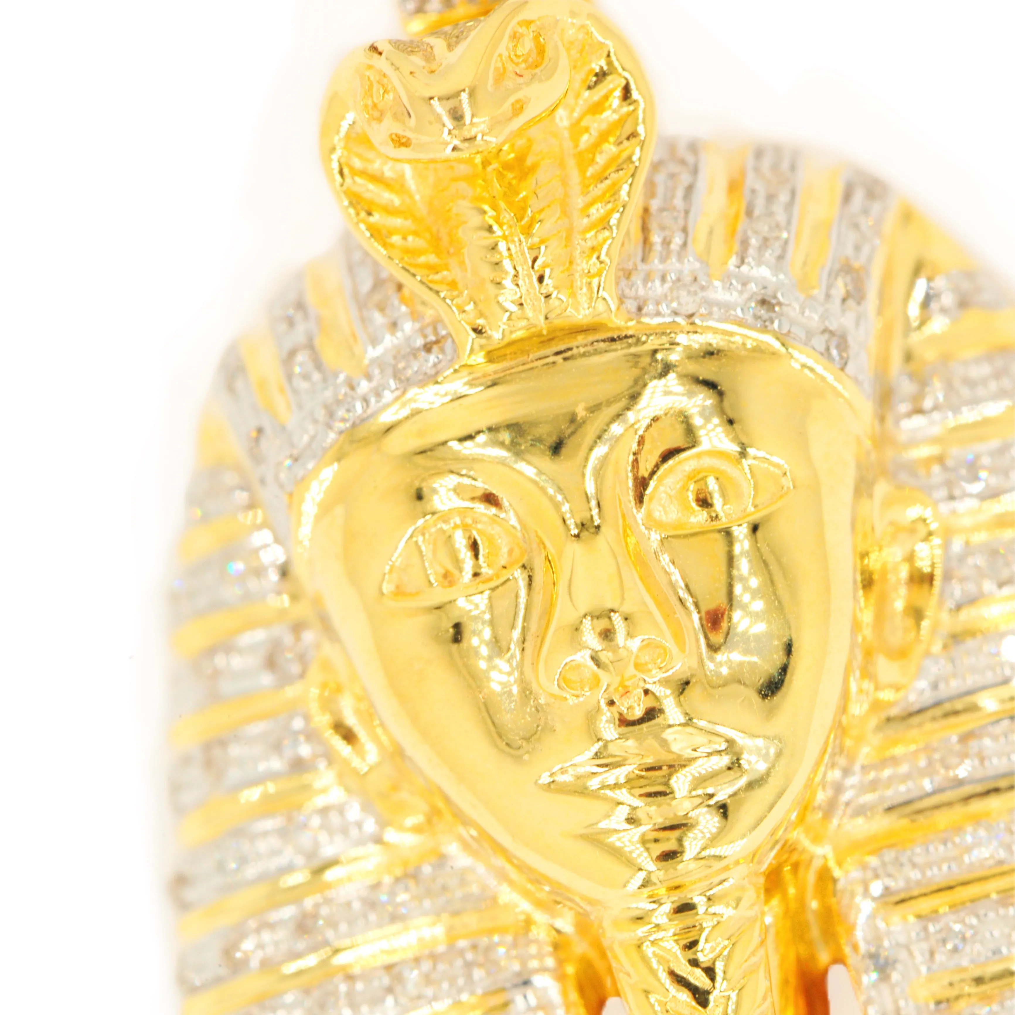 10KY 0.60CTW DIAMOND PHARAOH PENDANT