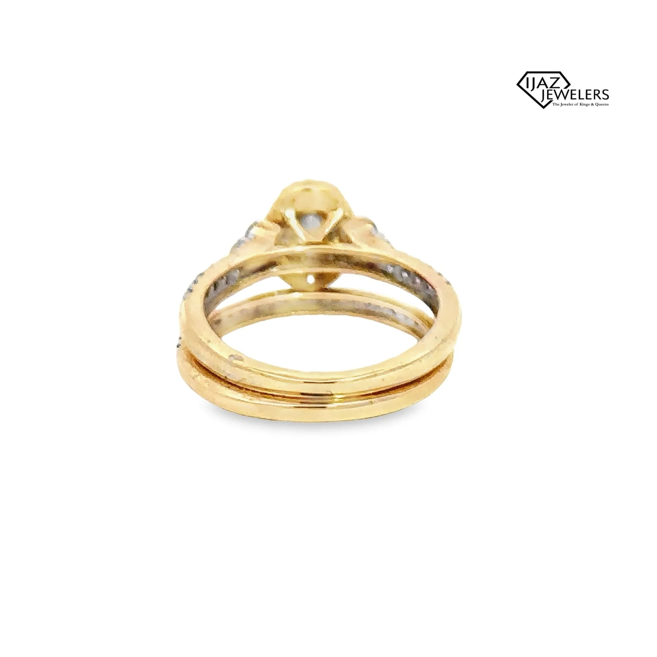 14K Gold 1.00 CTW Diamond Ladies Wedding Set