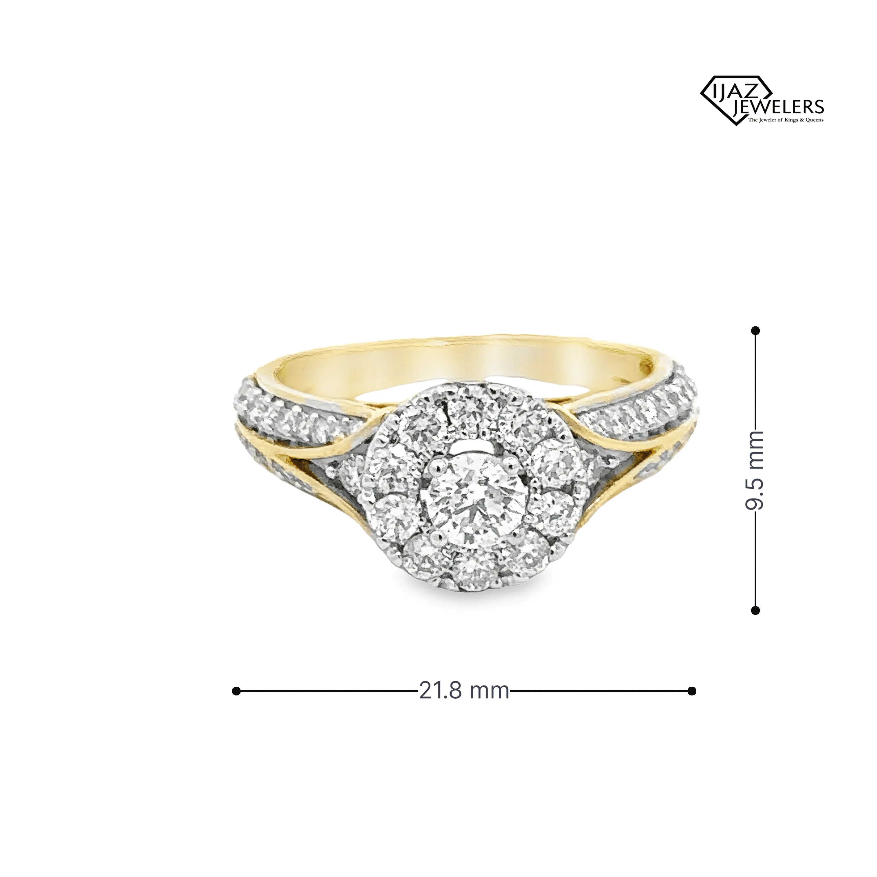 14K Gold 1.14 CTW Diamond Ring