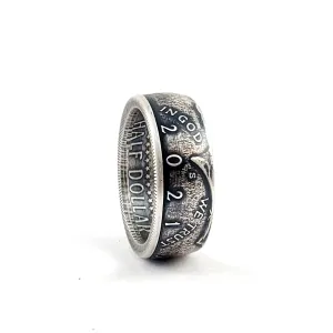99% Fine Silver 2021 Kennedy Half Dollar Ring