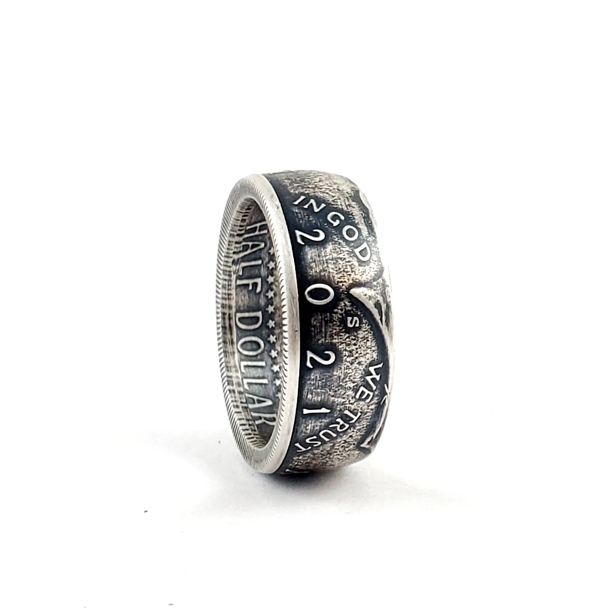 99% Fine Silver 2021 Kennedy Half Dollar Ring