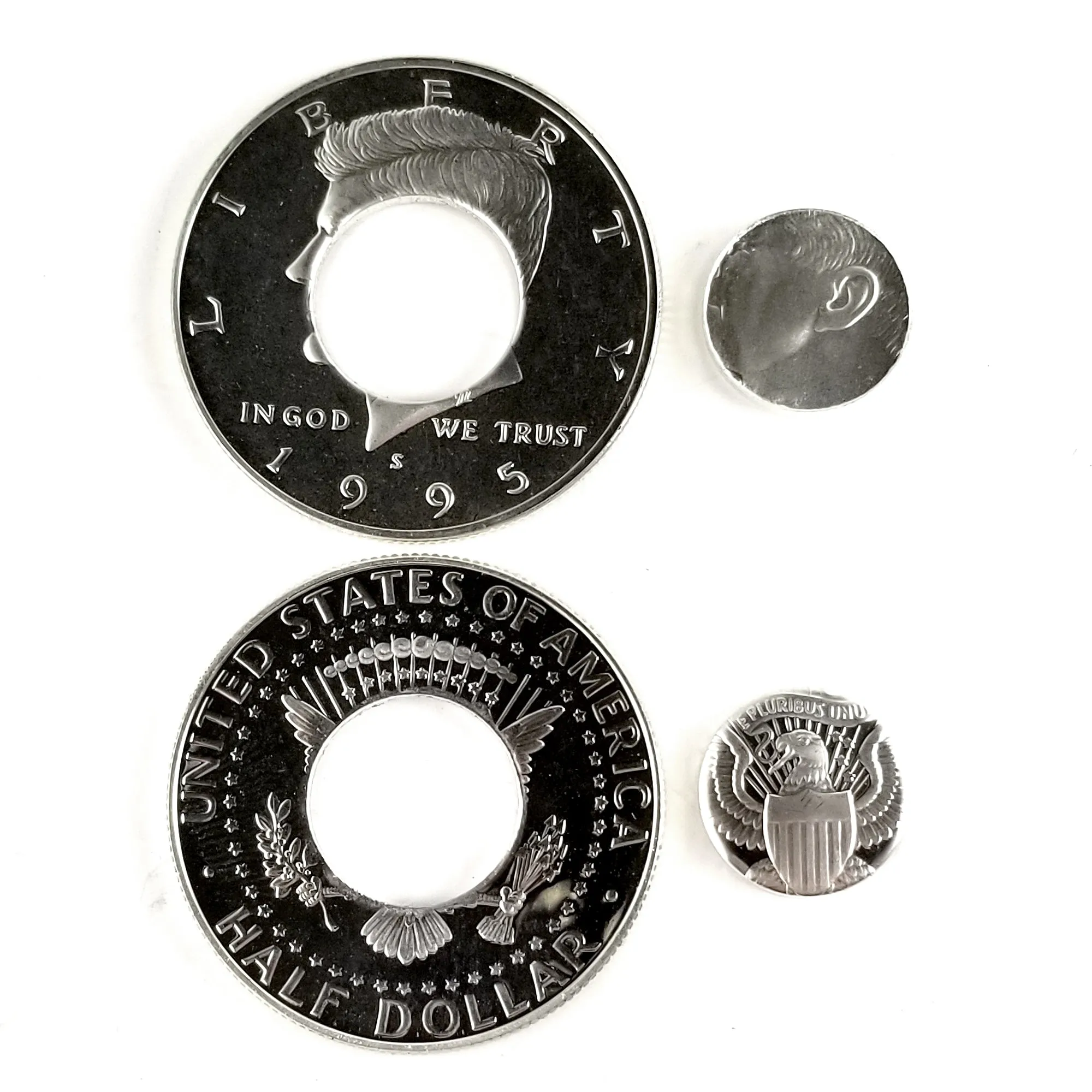 99% Fine Silver 2021 Kennedy Half Dollar Ring