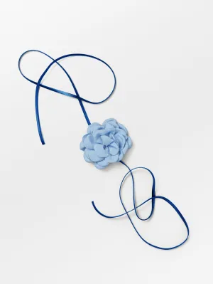 Althea Flower Choker - Blue