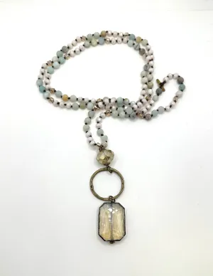 Amazonite Beaded Necklace
