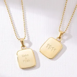 Angel Tag 11:11 Necklace