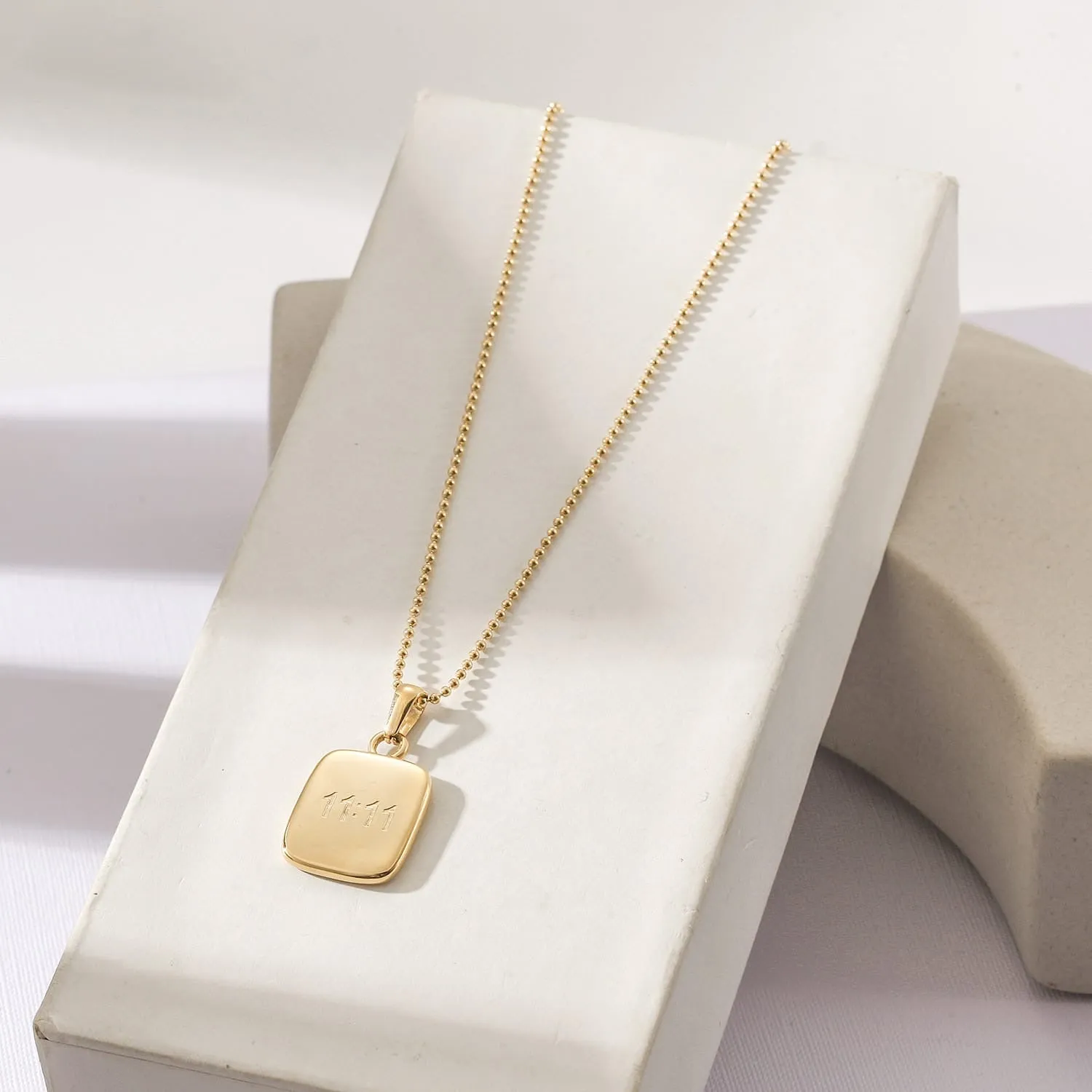 Angel Tag 11:11 Necklace