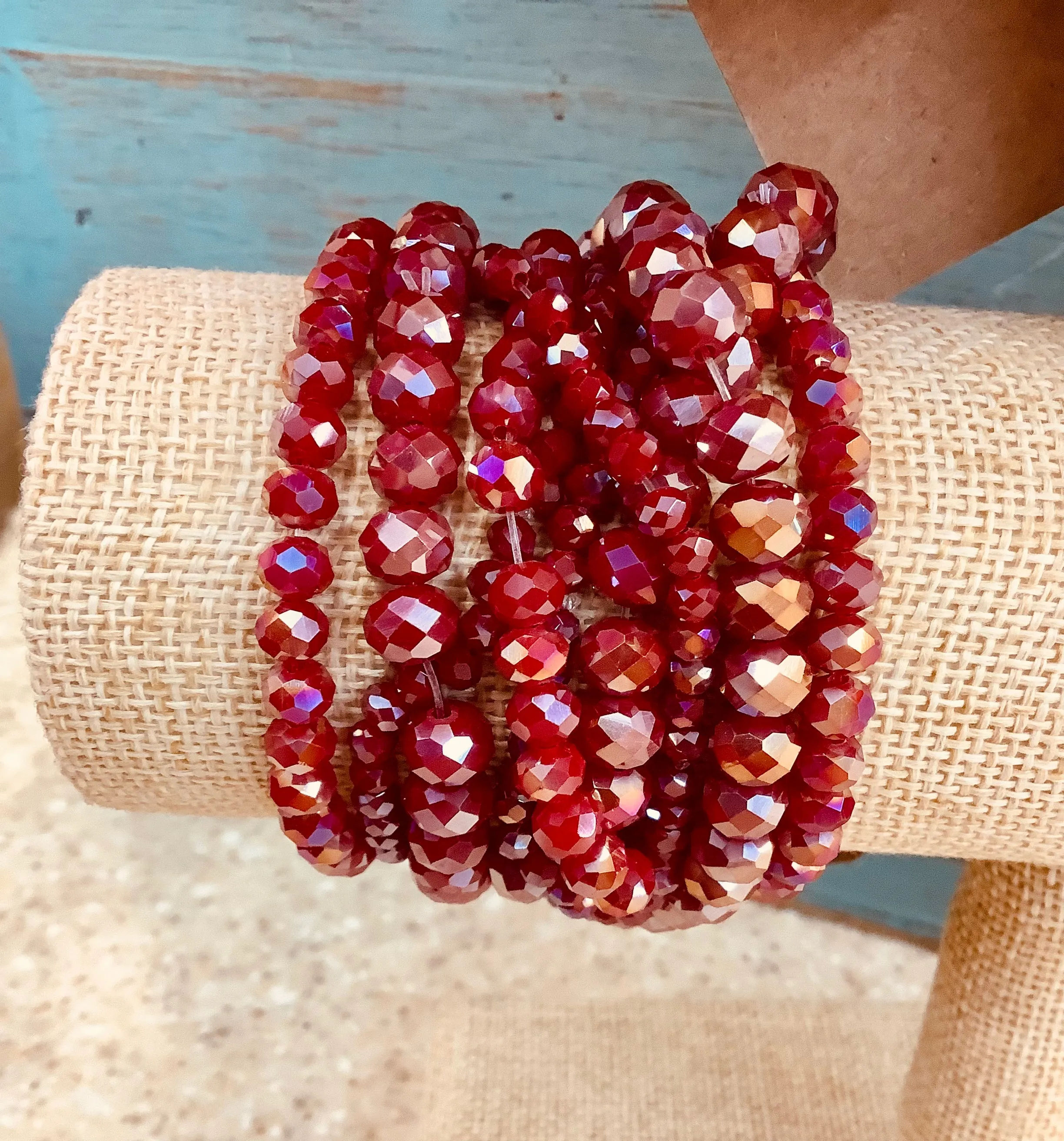 Cluster Gem Bracelets