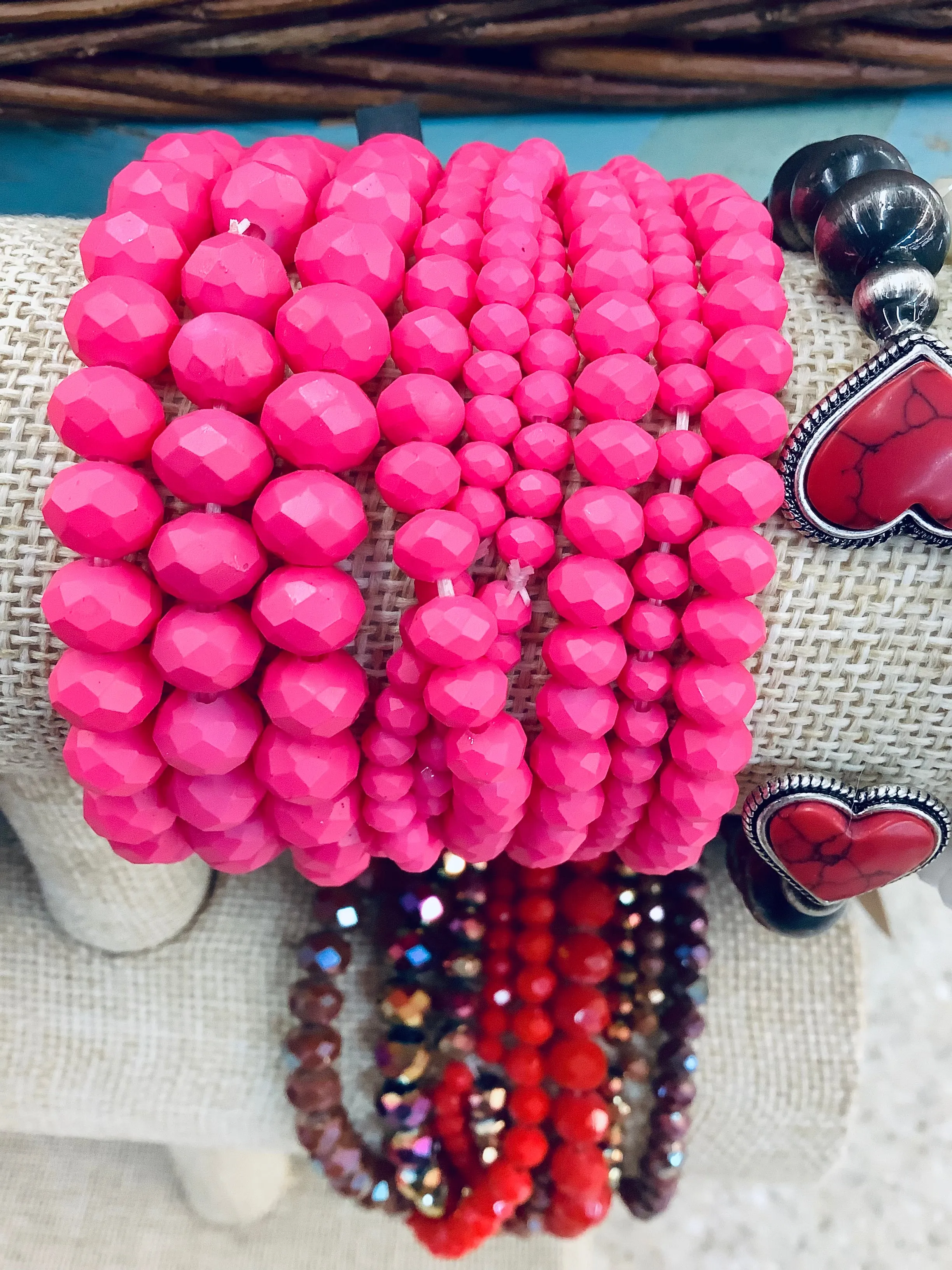 Cluster Gem Bracelets