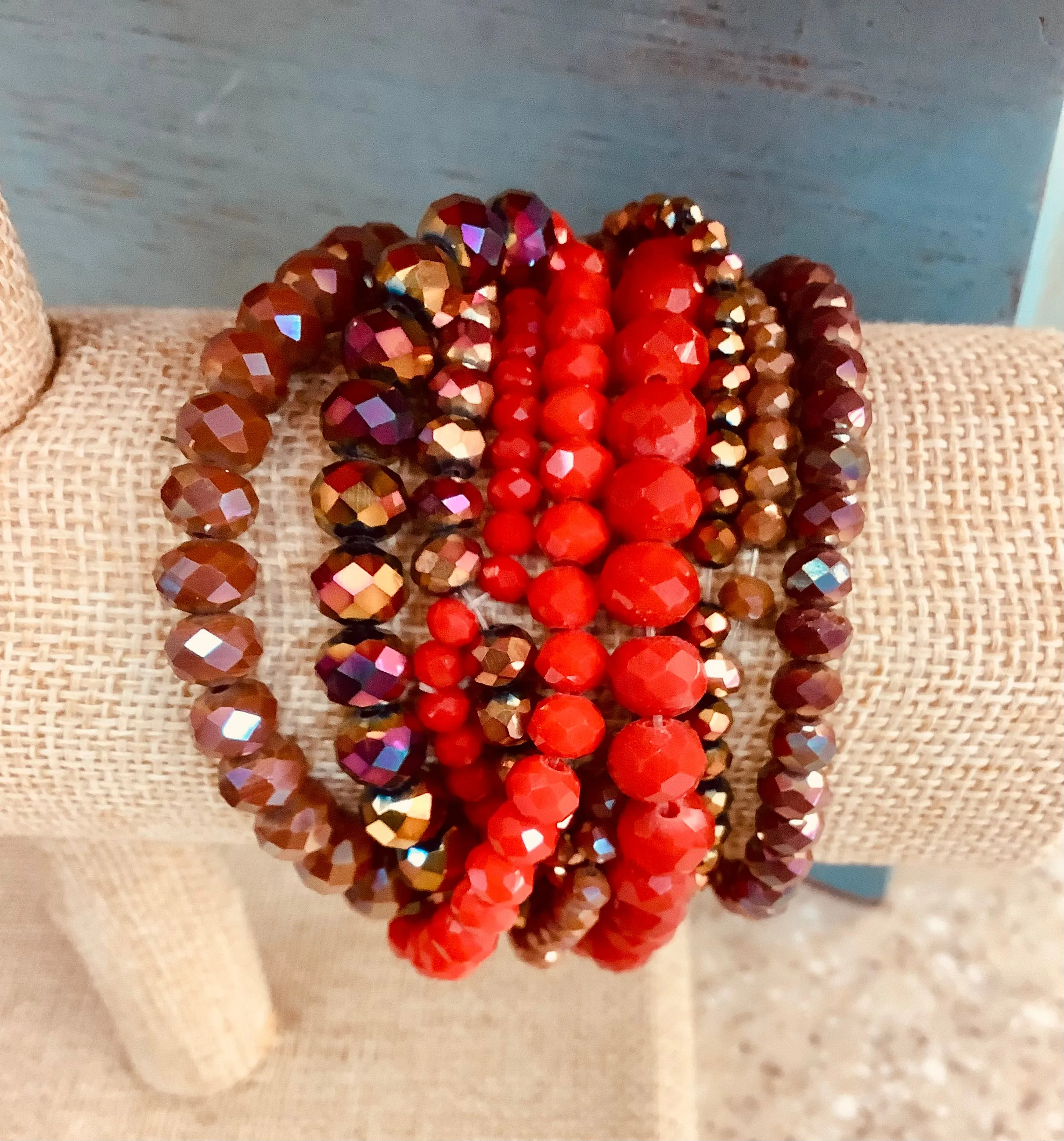 Cluster Gem Bracelets