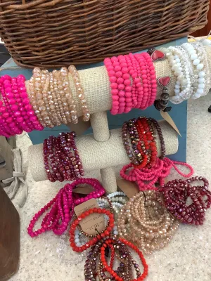 Cluster Gem Bracelets