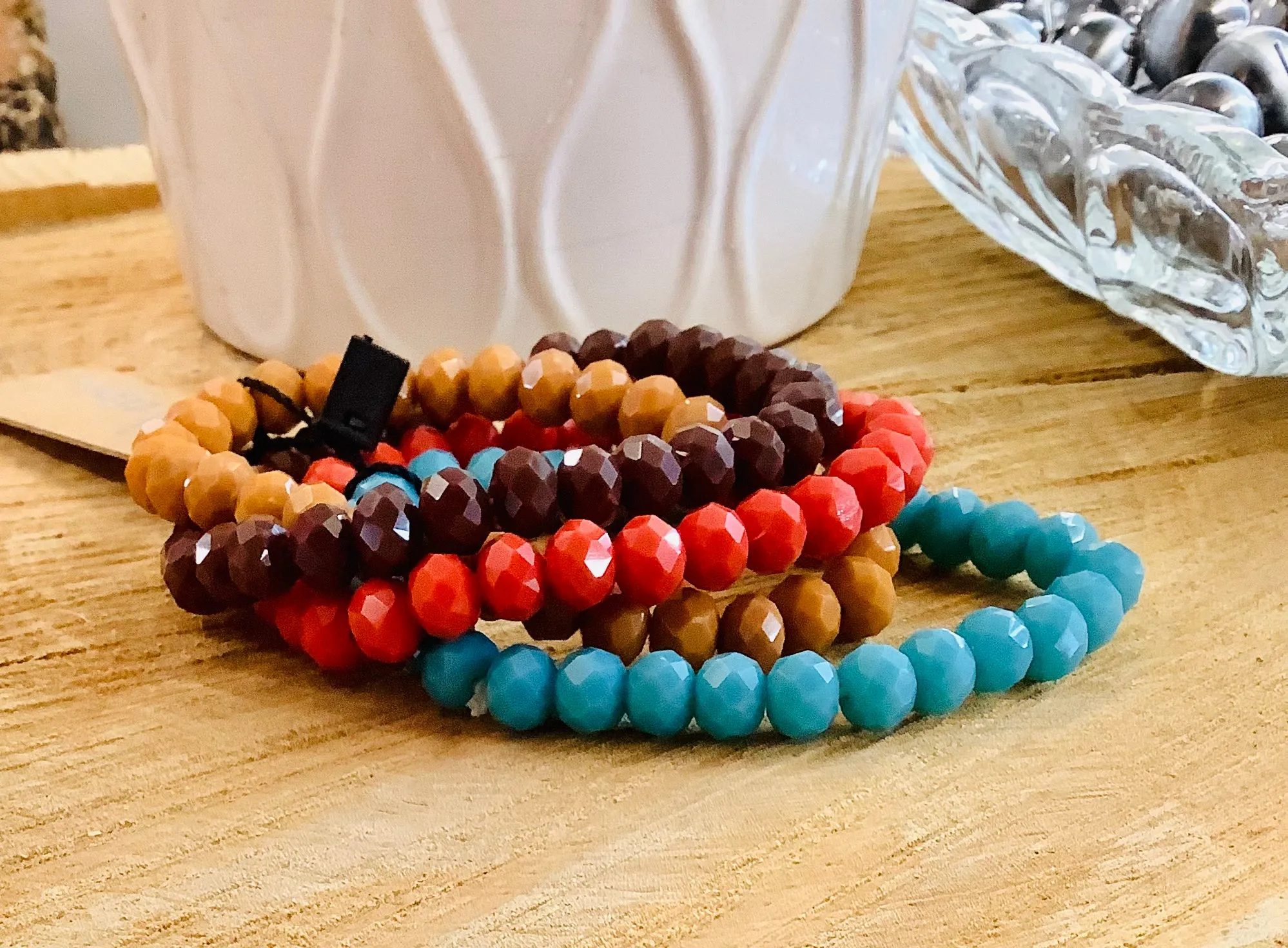 Cluster Gem Bracelets