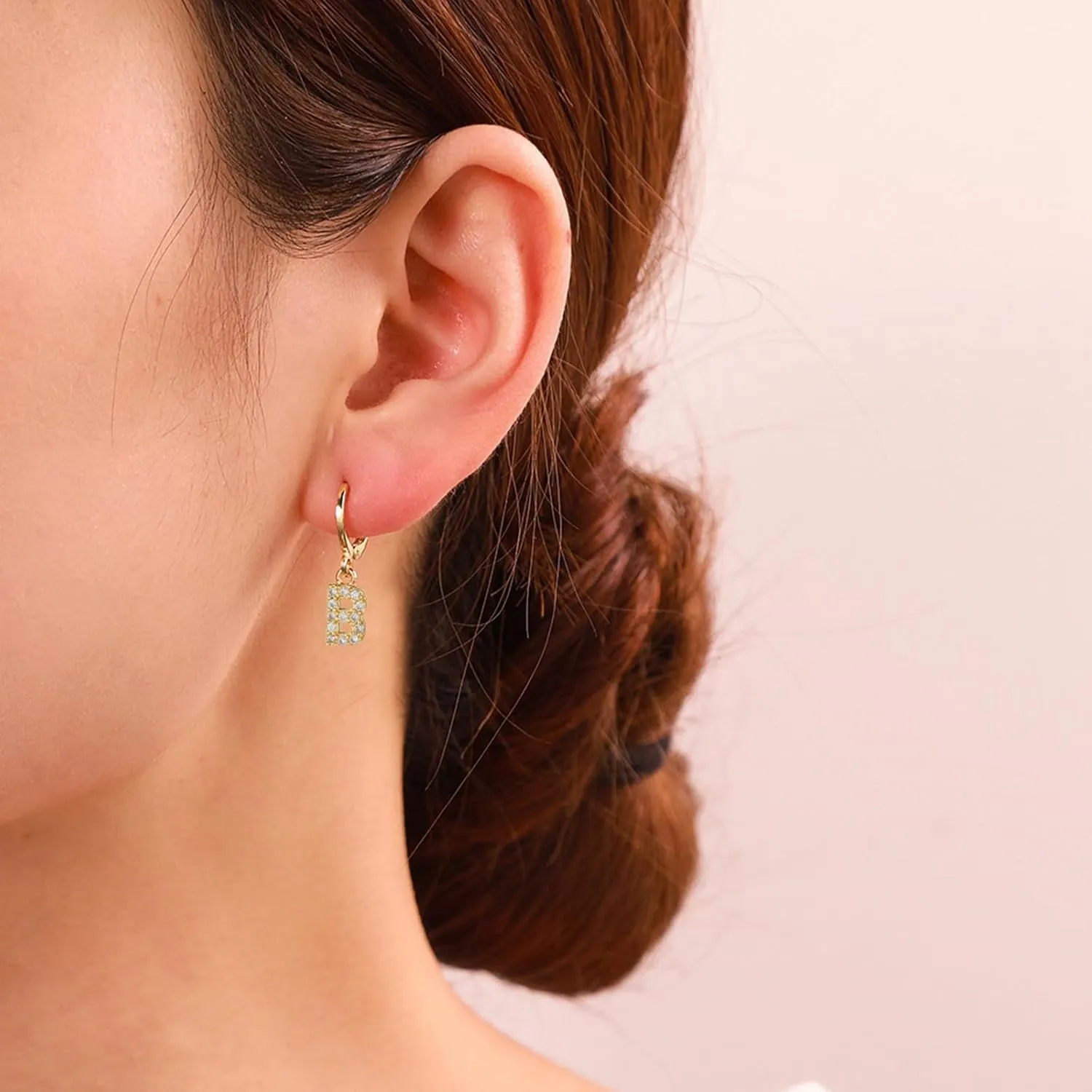 Earrings for Girls 8-12 Bulk Cute Heart Hypoallergenic Stud Silver Earrings with Cubic Zirconia Inspirational Design Gold Earrings Fashion Jewelry Gifts Diamond Stud for Women
