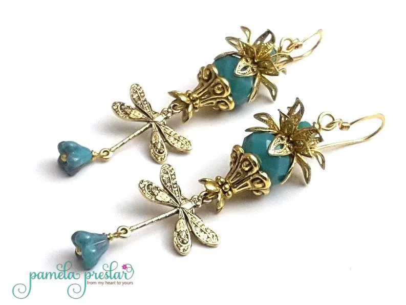How to Make Wrapped Bead and Charm Earrings