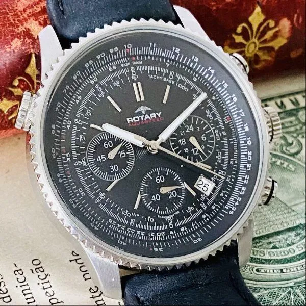 Luxury Watch Rotary quartz men's women's analog watch