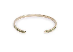 Silis - TheEsclave Bangle Strass Gold / Green