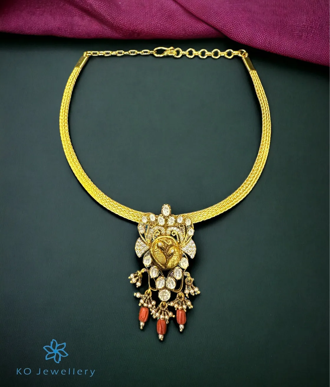 The Pankaja Silver Choker Necklace