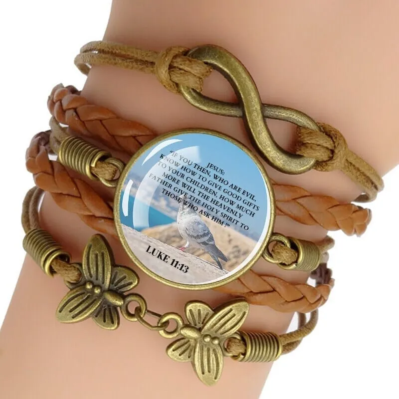 WWJD Bible Verse Rope Bracelet
